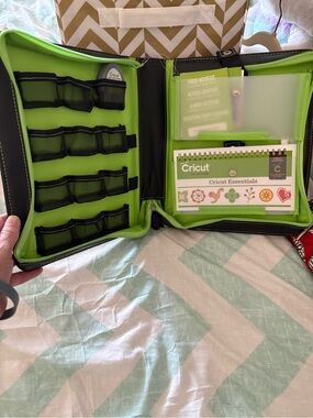 Cricut Lime Green and Black Tool Organizer Case